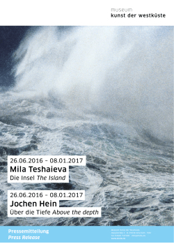 Mila Teshaieva Jochen Hein - Museum Kunst der Westküste