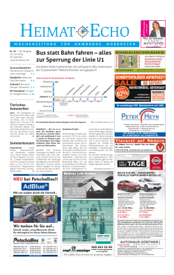 PDF der Ausgabe laden - Wochenzeitung für Hamburgs Nordosten.