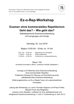 Ex-o-Rep-Workshop - Prof. Dr. Anna