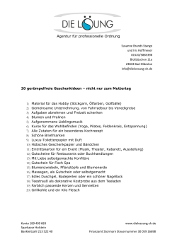 Agentur für professionelle Ordnung