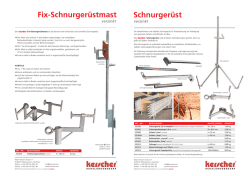 Schnurgerüst Fix-Schnurgerüstmast