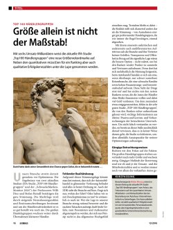 Gr&ouml;&szlig;e allein ist nicht der Ma&szlig;stab!
