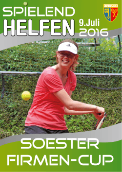 Turnierheft - Soester TV Tennis