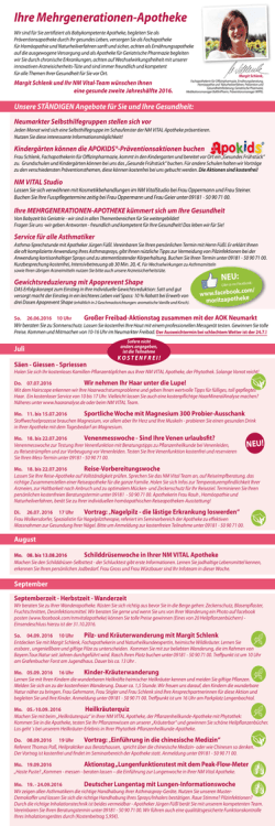 aktuelle Programm - NM Vital Apotheke