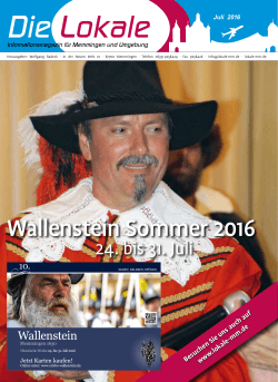 Juli 2016 - Lokale Zeitung Memmingen