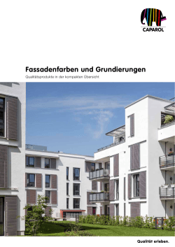 Fassadenfarben und Grundierungen