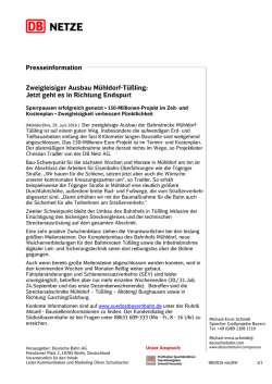 Jetzt geht es in Richtung Endspurt