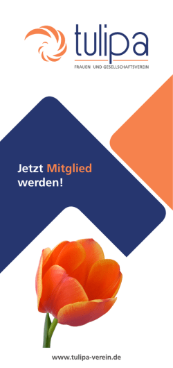 Jetzt Mitglied werden!
