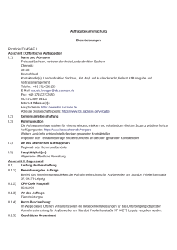 Betrieb des Unterbringungsobjektes der