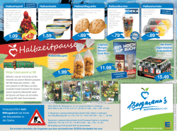 Halbzeitpause - Edeka Bergmann