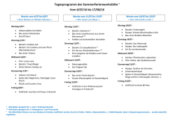 detaillierte Programme