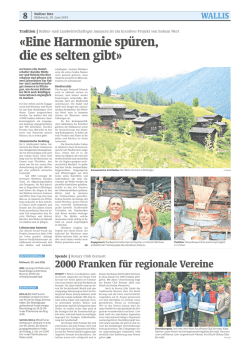 Eine Harmonie sp&uuml;ren, die es selten gibt
