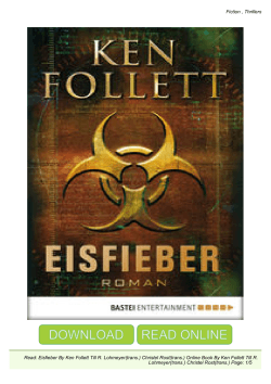 Read: Eisfieber By Ken Follett Till R. Lohmeyer(trans.) Christel Rost