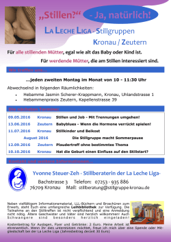 Programm-Download - Stillgruppe Kronau