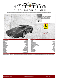 Ferrari - 328 - Auto Salon Singen