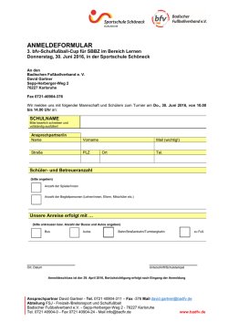 Infos und Anmeldeformular - Badischer Fu&szlig;ballverband