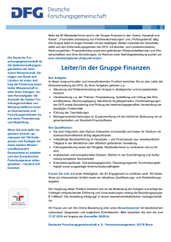 Zur Ausschreibung (pdf | 240 KB )