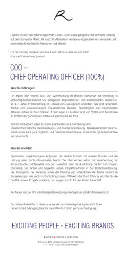 coo – chief operating officer (100%)