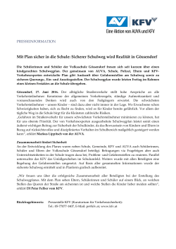 Presseinformation Schulwegplan_Goessendorf