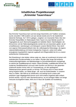 Inhaltliches Projektkonzept