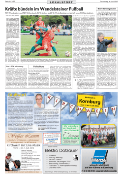 Kornburg Kräfte bündeln im Wendelsteiner Fußball
