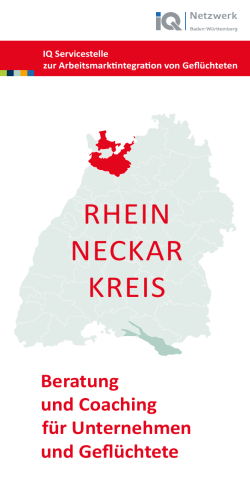 Rhein neckaR kReis - IQ Netzwerk Baden Württemberg