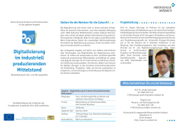 Flyer  - Hochschule Ansbach