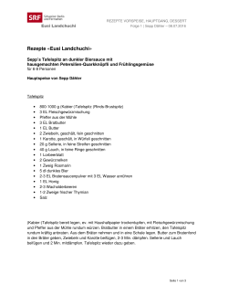 Hauptgang: Tafelspitz