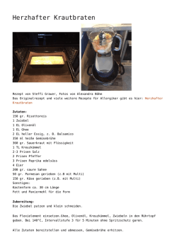 Herzhafter Krautbraten