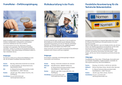 Seminare  - Dr. Rieland Technische Dokumentation GmbH
