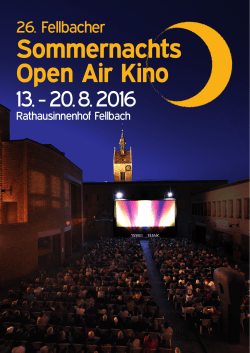 Sommernachts Open Air Kino