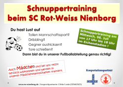 Schnuppertraining - SC Rot