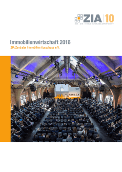 Immobilienwirtschaft 2016