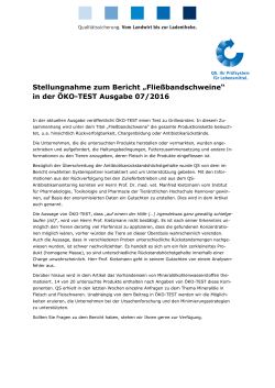 in der &Ouml;KO-TEST Ausgabe 07/2016