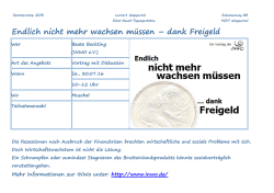 Endlich nicht mehr wachsen müssen – dank Freigeld1