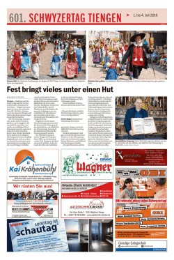 Fest bringt vieles unter einen Hut
