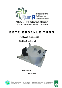 Deutsch - RumA Reinigungstechnik GmbH