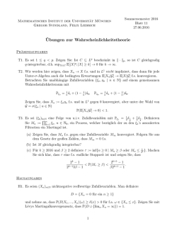 Blatt 11 - Mathematik