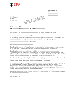 Page 1 Hans Muster AG Postfach CH