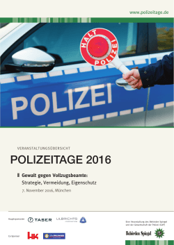 POLIZEITAGE 2016