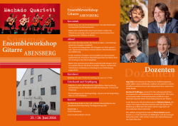 Infos - Machado Quartett