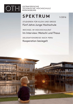 spektrum - OTH Regensburg