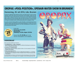 oropax:«pool-position»,openair-water-showinbrunnen!