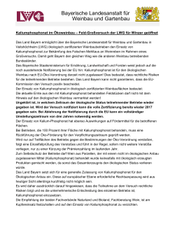 Bayerische Landesanstalt für Weinbau und Gartenbau - LWG