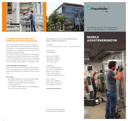 Mobile Assistenzrobotik - Fraunhofer