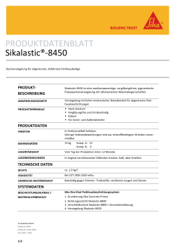 PRODUKTDATENBLATT Sikalastic®-8450