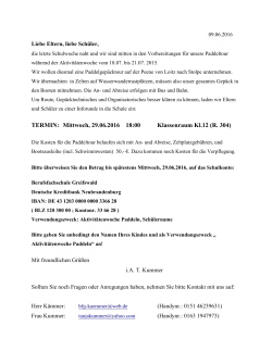 Paddeln auf der Peene