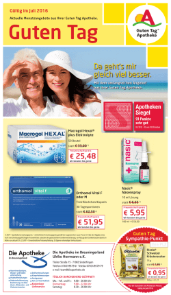 Guten Tag - Die Apotheke im Breuningerland