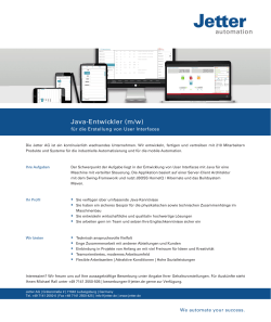 Java-Entwickler (m/w)