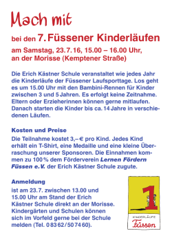 Mach mit - Erich Kästner Schule Füssen